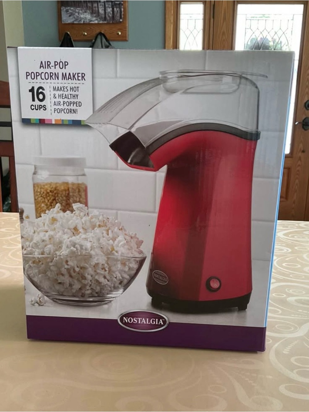 New - Air-Pop Popcorn Maker Box